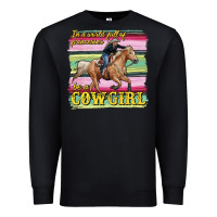 Black in a world full of princesses be a cowgirl Premium Sweatshirt - RanaPortraitStore