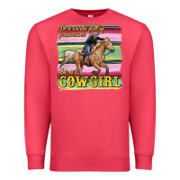 Cardinal in a world full of princesses be a cowgirl Premium Sweatshirt - RanaPortraitStore
