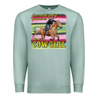 Seafoam in a world full of princesses be a cowgirl Premium Sweatshirt - RanaPortraitStore