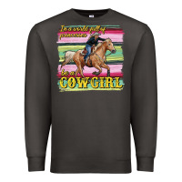 Smoke in a world full of princesses be a cowgirl Premium Sweatshirt - RanaPortraitStore