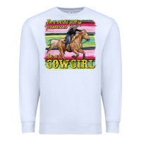 White in a world full of princesses be a cowgirl Premium Sweatshirt - RanaPortraitStore