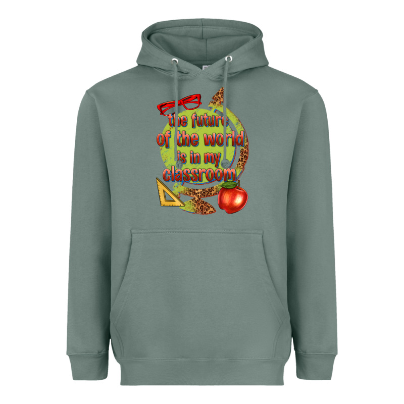 The Future Of The World Is In My Classroom Heavyweight Hoodie by texasbilliewilder | Teevron
