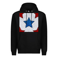 Black Glitter 4th Of July Seamless Pattern Premium Hoodie - BundleAndBundleShop