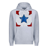 Heather Grey Glitter 4th Of July Seamless Pattern Premium Hoodie - BundleAndBundleShop