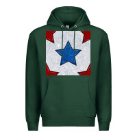 Sports Green Glitter 4th Of July Seamless Pattern Premium Hoodie - BundleAndBundleShop