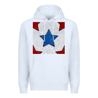 White Glitter 4th Of July Seamless Pattern Premium Hoodie - BundleAndBundleShop