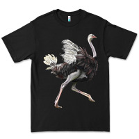 Black Ostrich Premium Tee - LillyAllenDesigns