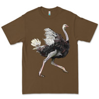 Cacao Ostrich Premium Tee - LillyAllenDesigns