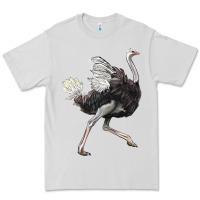 Dove Grey Ostrich Premium Tee - LillyAllenDesigns