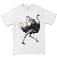 White Ostrich Premium Tee - LillyAllenDesigns