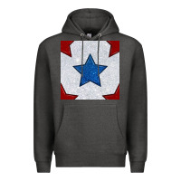 Charcoal Heather Glitter 4th Of July Seamless Pattern Premium Hoodie - BundleAndBundleShop
