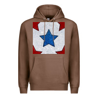 Chestnut Glitter 4th Of July Seamless Pattern Premium Hoodie - BundleAndBundleShop