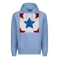 Colony Blue Glitter 4th Of July Seamless Pattern Premium Hoodie - BundleAndBundleShop