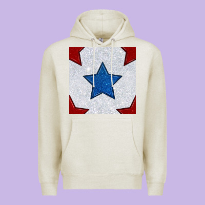 Glitter 4th Of July Seamless Pattern Premium Hoodie Designed By Bundleandbundleshop