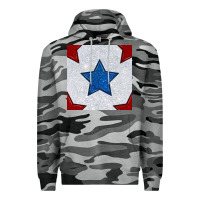 Slate Camo Glitter 4th Of July Seamless Pattern Premium Hoodie - BundleAndBundleShop