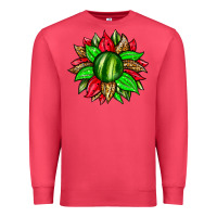 Cardinal watermelon sunflower Premium Sweatshirt - Zillion Design Studio