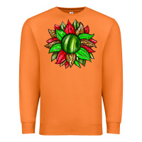 Carrot watermelon sunflower Premium Sweatshirt - Zillion Design Studio