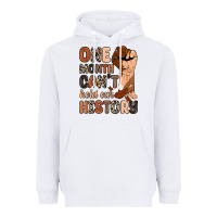 White one month can't hold our history Heavyweight Hoodie - Zillion Design Studio