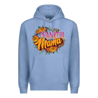 Colony Blue thankful mama Premium Hoodie - JahusDesignShop