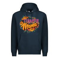 Navy thankful mama Premium Hoodie - JahusDesignShop