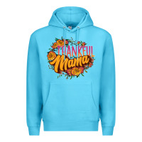 Ocean Blue thankful mama Premium Hoodie - JahusDesignShop