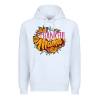 White thankful mama Premium Hoodie - JahusDesignShop