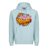 Blue Mist thankful mama Premium Hoodie - JahusDesignShop