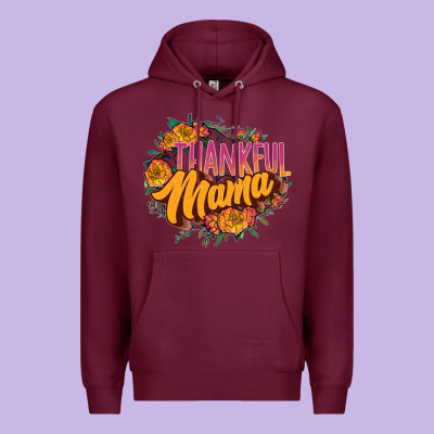 Thankful Mama Premium Hoodie Designed By Jahusdesignshop