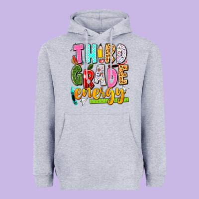 Heavyweight Hoodie third grade energy