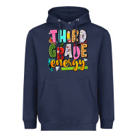Navy third grade energy Heavyweight Hoodie - texasbilliewilder