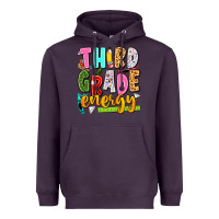 Plum third grade energy Heavyweight Hoodie - texasbilliewilder