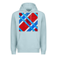 Blue Mist Glitter 4th Of July Seamless Pattern Premium Hoodie - BundleAndBundleShop
