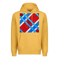 Mustard Glitter 4th Of July Seamless Pattern Premium Hoodie - BundleAndBundleShop