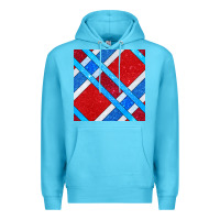 Ocean Blue Glitter 4th Of July Seamless Pattern Premium Hoodie - BundleAndBundleShop
