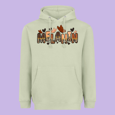 Heavyweight Hoodie melanin butterfly