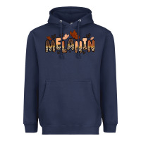 Navy melanin butterfly Heavyweight Hoodie - Zillion Design Studio