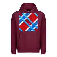 Burgundy Glitter 4th Of July Seamless Pattern Premium Hoodie - BundleAndBundleShop