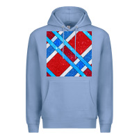 Colony Blue Glitter 4th Of July Seamless Pattern Premium Hoodie - BundleAndBundleShop