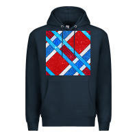 Navy Glitter 4th Of July Seamless Pattern Premium Hoodie - BundleAndBundleShop