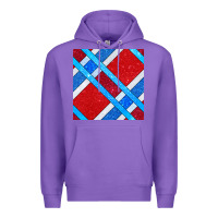 Purple Glitter 4th Of July Seamless Pattern Premium Hoodie - BundleAndBundleShop