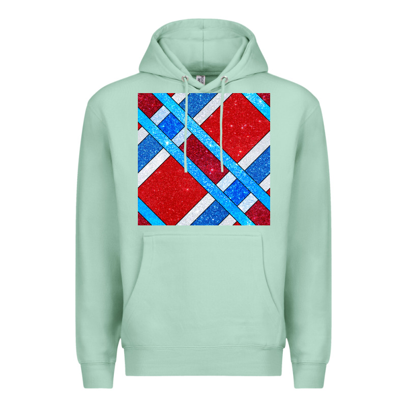 Glitter 4th Of July Seamless Pattern Premium Hoodie by BundleAndBundleShop | Teevron