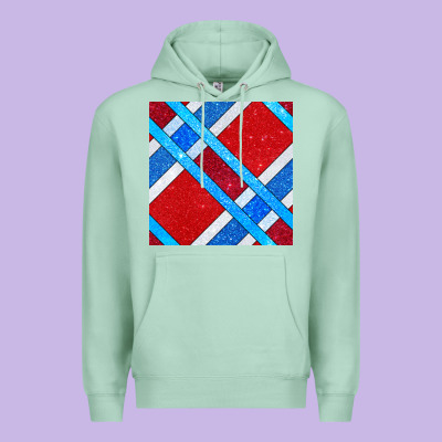 Glitter 4th Of July Seamless Pattern Premium Hoodie Designed By Bundleandbundleshop