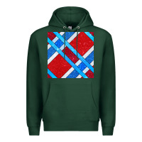 Sports Green Glitter 4th Of July Seamless Pattern Premium Hoodie - BundleAndBundleShop