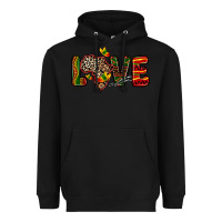 Black love africa map Heavyweight Hoodie - Zillion Design Studio