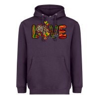 Plum love africa map Heavyweight Hoodie - Zillion Design Studio