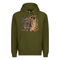 Army Green Life is better with a German Shepherd Premium Hoodie - JahusDesignShop