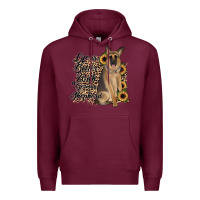 Burgundy Life is better with a German Shepherd Premium Hoodie - JahusDesignShop