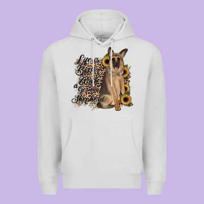 Life Is Better With A German Shepherd Premium Hoodie Designed By Jahusdesignshop