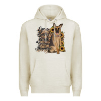 Oatmeal Heather Life is better with a German Shepherd Premium Hoodie - JahusDesignShop