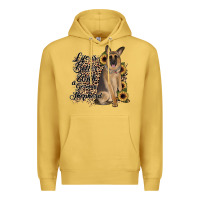Antique Gold Life is better with a German Shepherd Premium Hoodie - JahusDesignShop